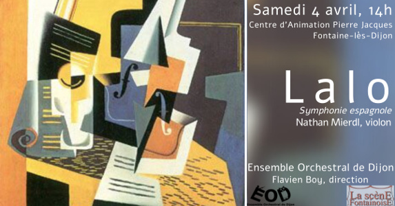 Concert des Musicales en Folies de Fontaine-lès-Dijon 2020, 4 avril 2020, Symphonie Espagnole de Lalo