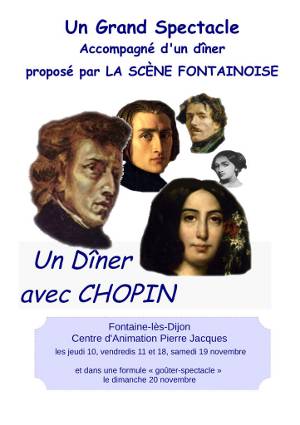 Un diner avec Chopin, novembre 2016 Un diner avec Chopin, novembre 2016